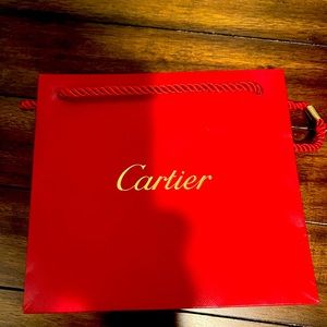 Authentic Cartier shopping/gift bag